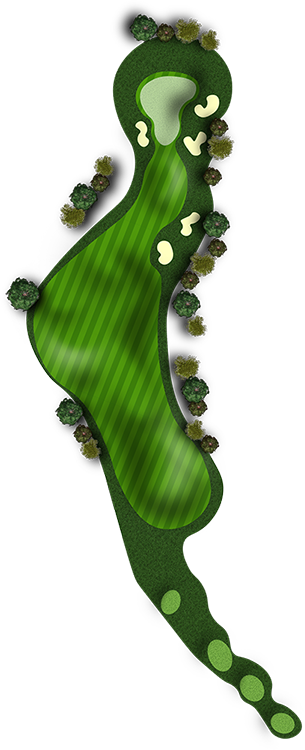 2, 4, 382, Hole - Grass (305x750), Png Download