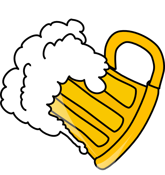 Beer Mug Clip Art Png (564x597), Png Download