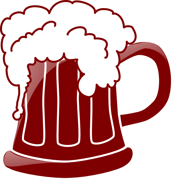 Mug Clipart Beer Can - Beer Clip Art (576x599), Png Download