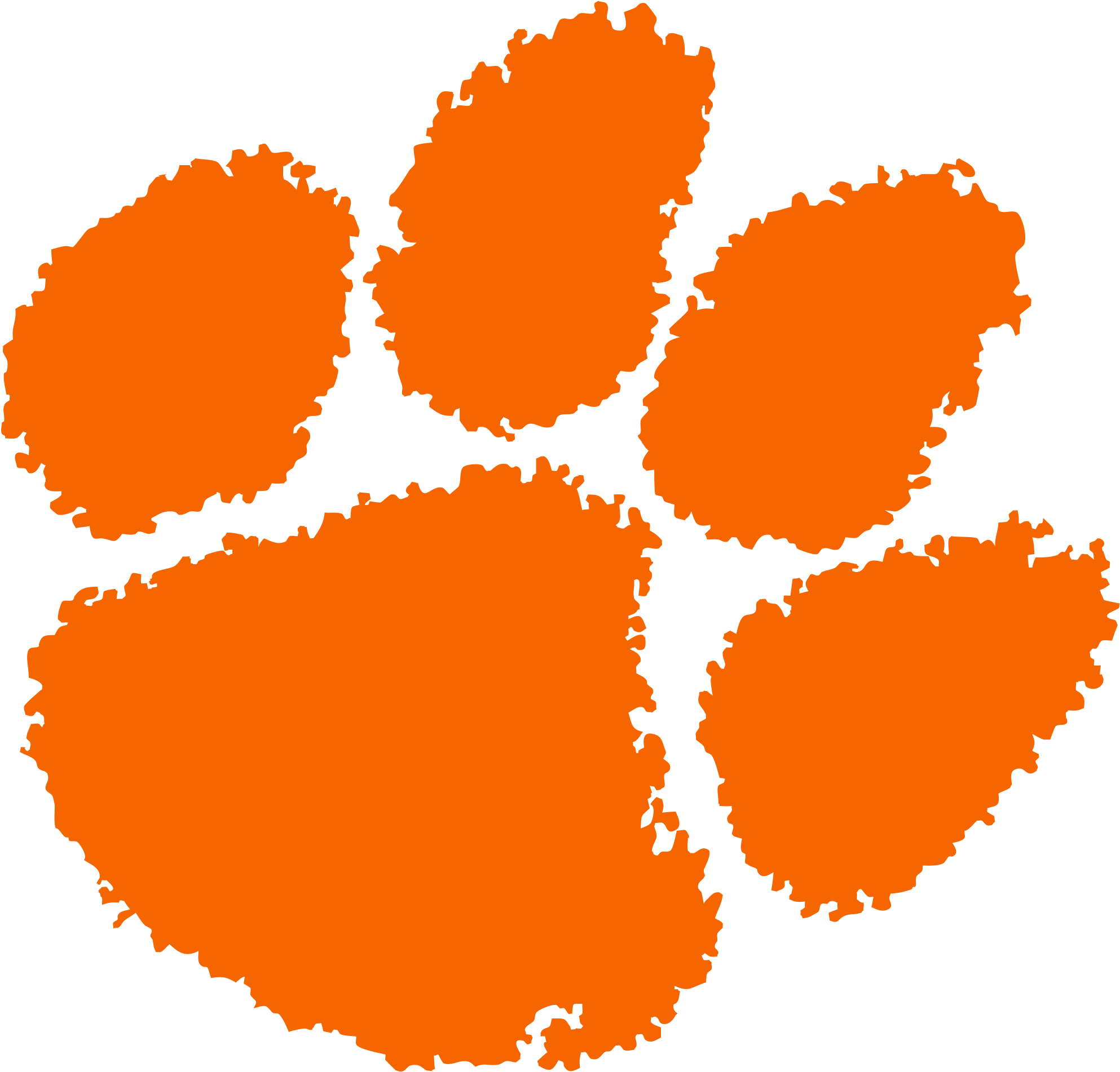 Open - Clemson Football Logo (2000x1912), Png Download