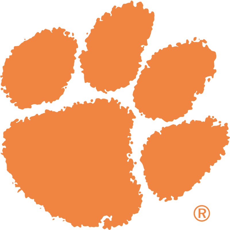 Clemson Paw Png - Clemson Tigers Beverage Napkins (20) (1200x630), Png Download