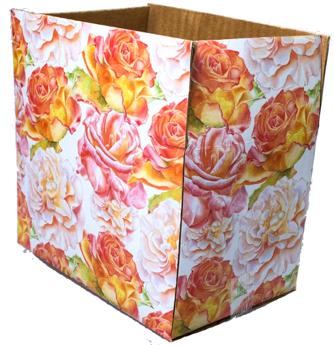 6x4x4 Blossoms Designer Boxes - Box (650x672), Png Download