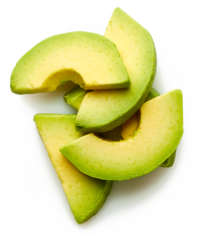 Ingredients - Avocado Slices Png Transparent (403x466), Png Download