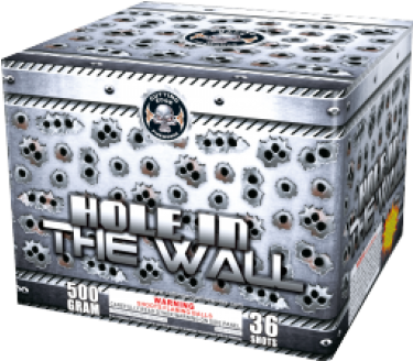 Hole In The Wall - Computer Case (374x498), Png Download