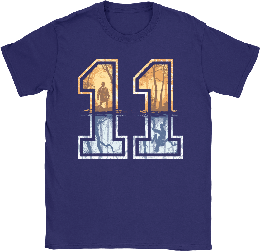 Eleven Number 11 The Upside Down Stranger Things Shirts - Adidas T Shirt Ironman (1000x1000), Png Download