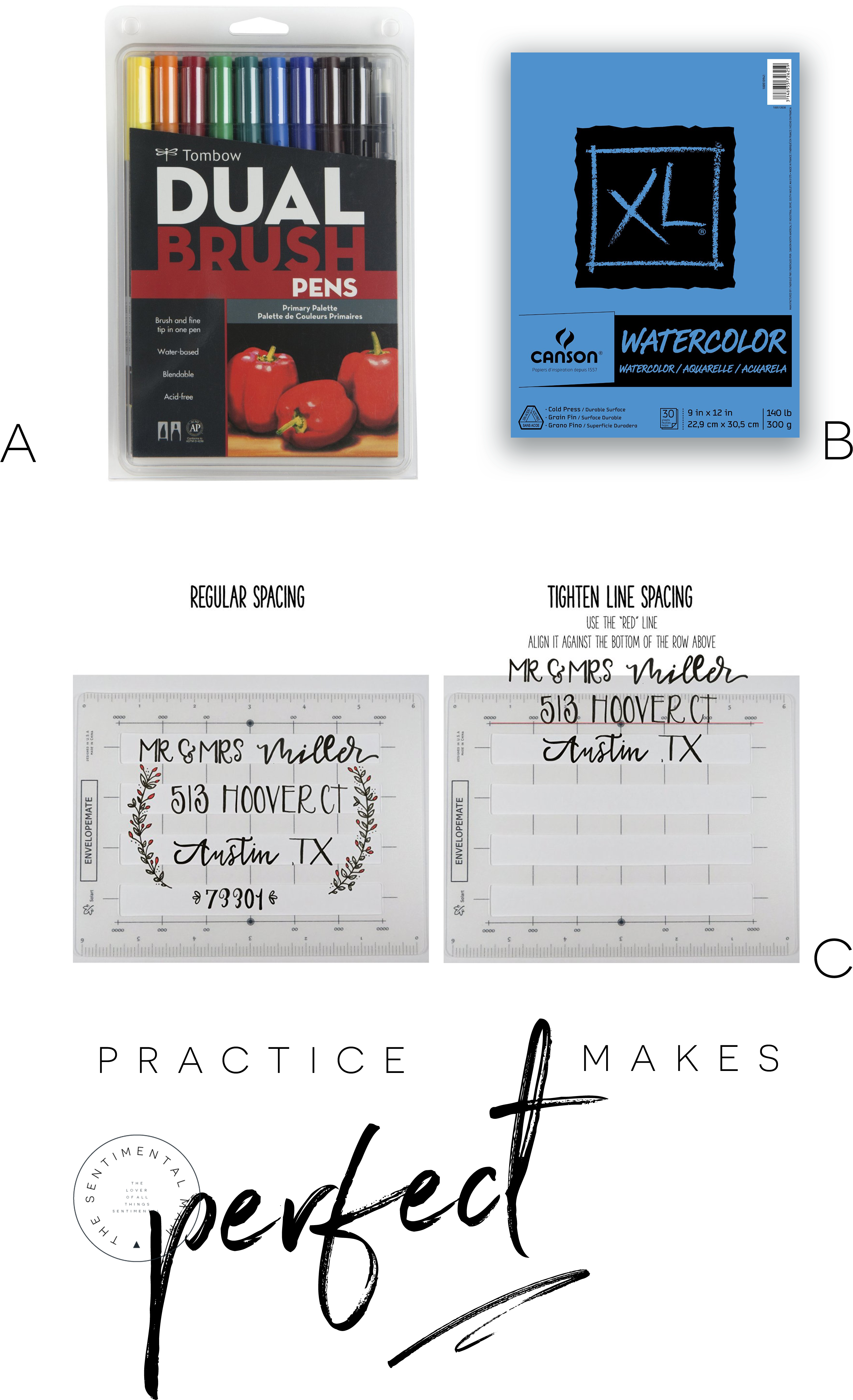 I'm Obsessed With Handlettering, Calligraphy And All - Tombow Dual Brush Pen Art Markers Set = Primary Colors (3200x4680), Png Download