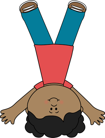 Upside Down Clipart - Upside Down Clip Art (342x450), Png Download