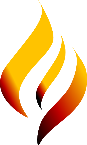 Great Fire Clipart - Flame Torch Clip Art (360x597), Png Download