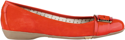 Image Transparent Library Flat Shoes Png Transparent - Ladies Shoe Png (550x349), Png Download