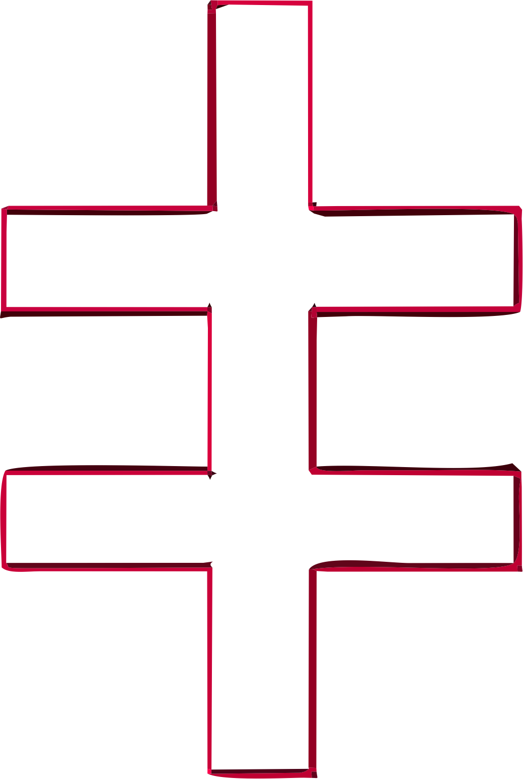 Cc Cross - Http - //v83i - Imgup - Net/cccross69a9 - Cross (1039x1546), Png Download