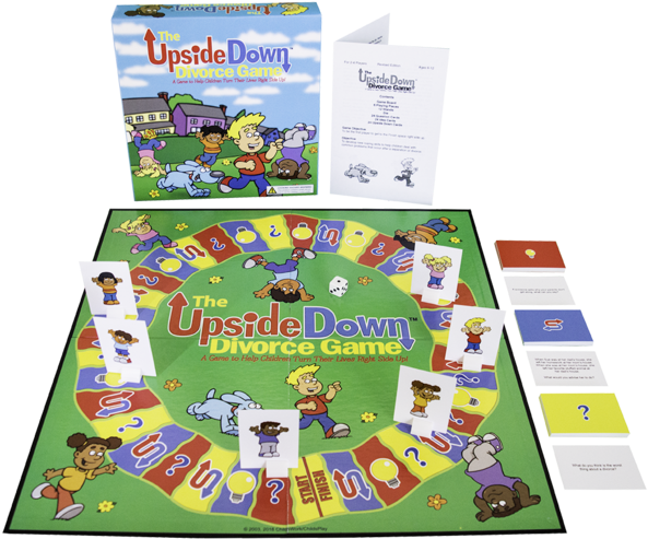 The Upside Down Divorce Game - Game (600x600), Png Download