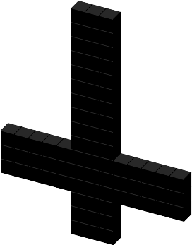 View Favicon On T-shirt - Cross (340x431), Png Download