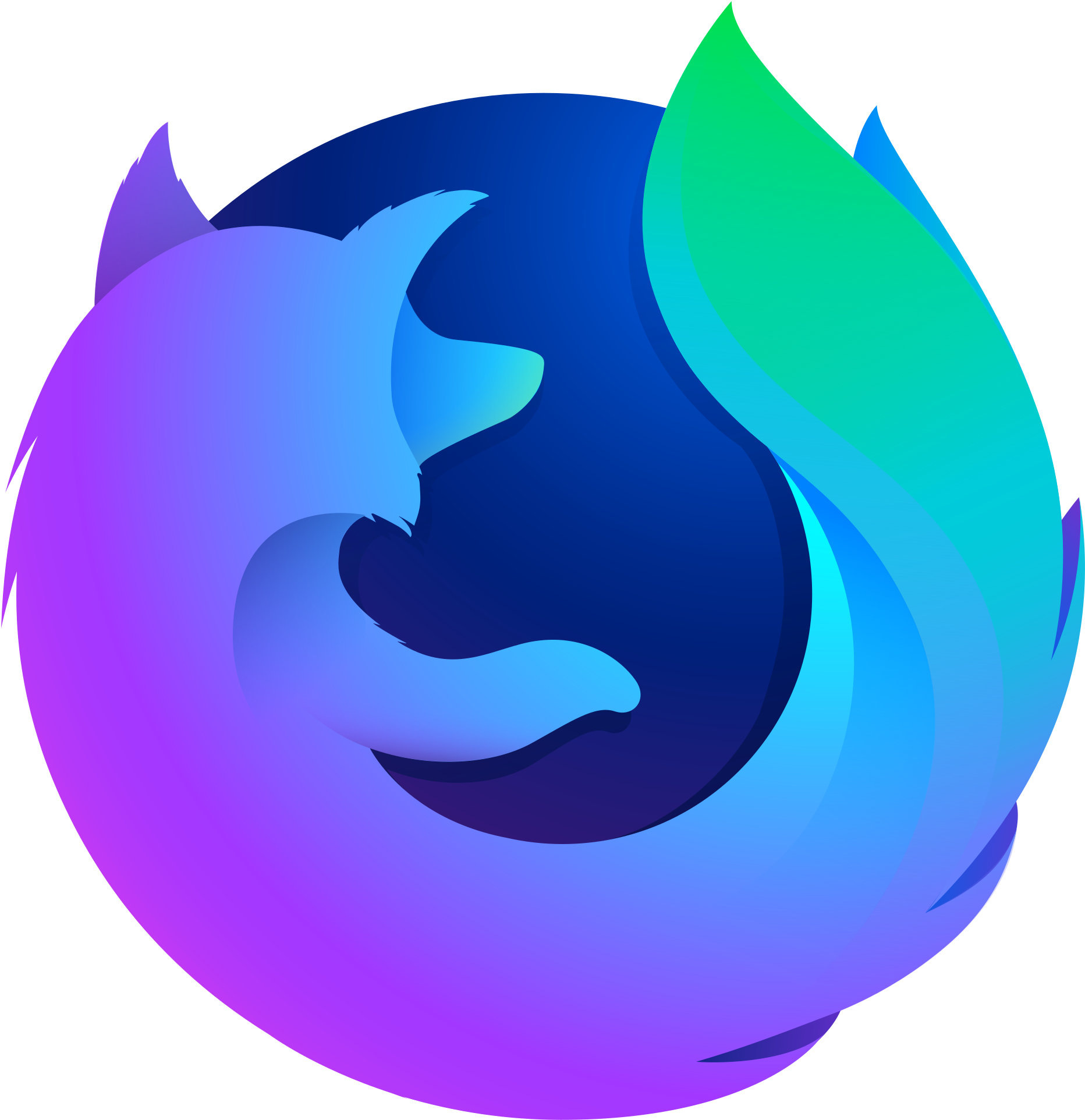 Firefox Nightly Logo, 2017 - Firefox Nightly Logo (992x1024), Png Download
