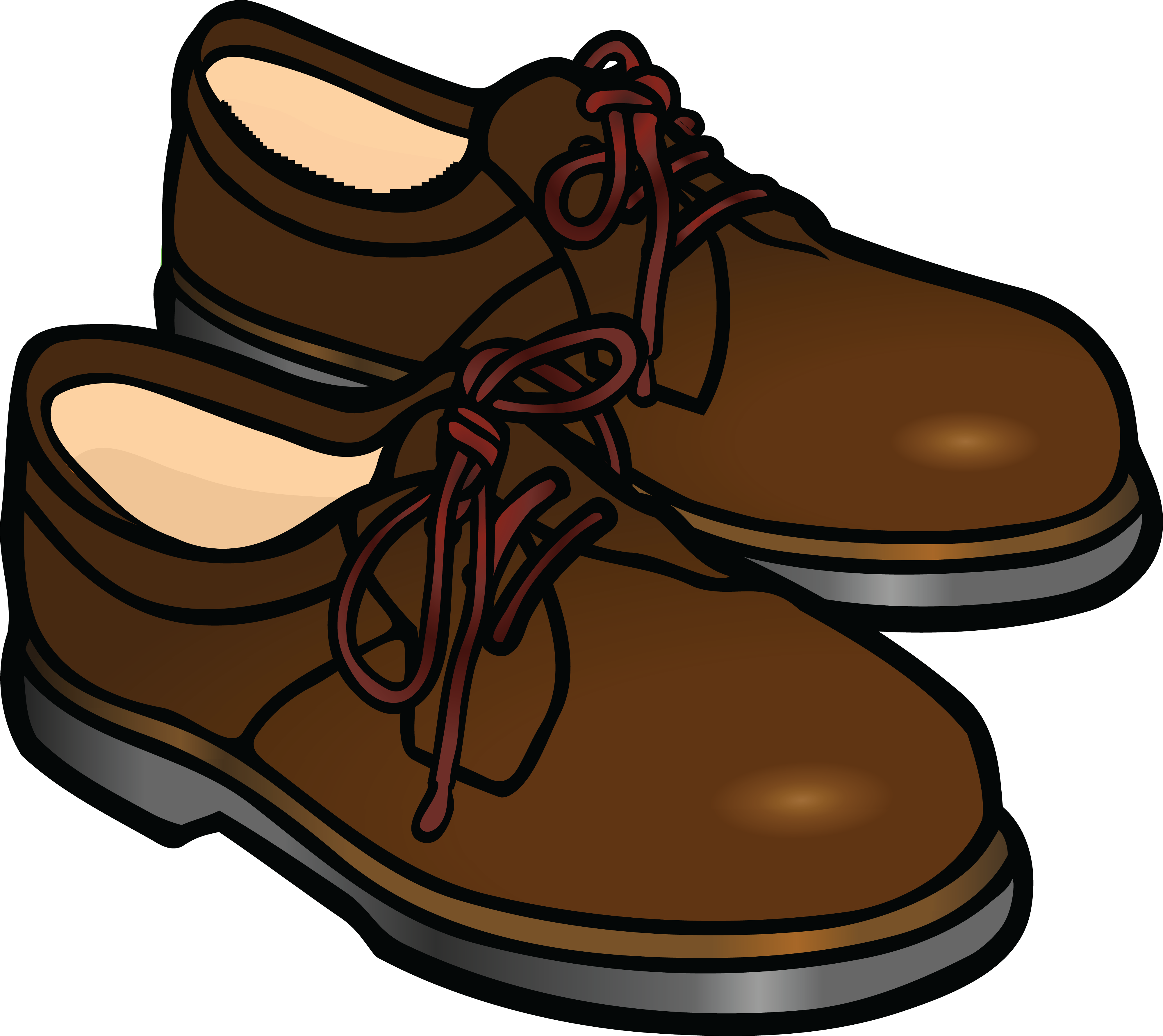 Shoes Clipart Png (4000x3563), Png Download