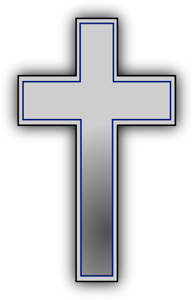 Simple Black Cross Clip Art - Clip Art (384x593), Png Download