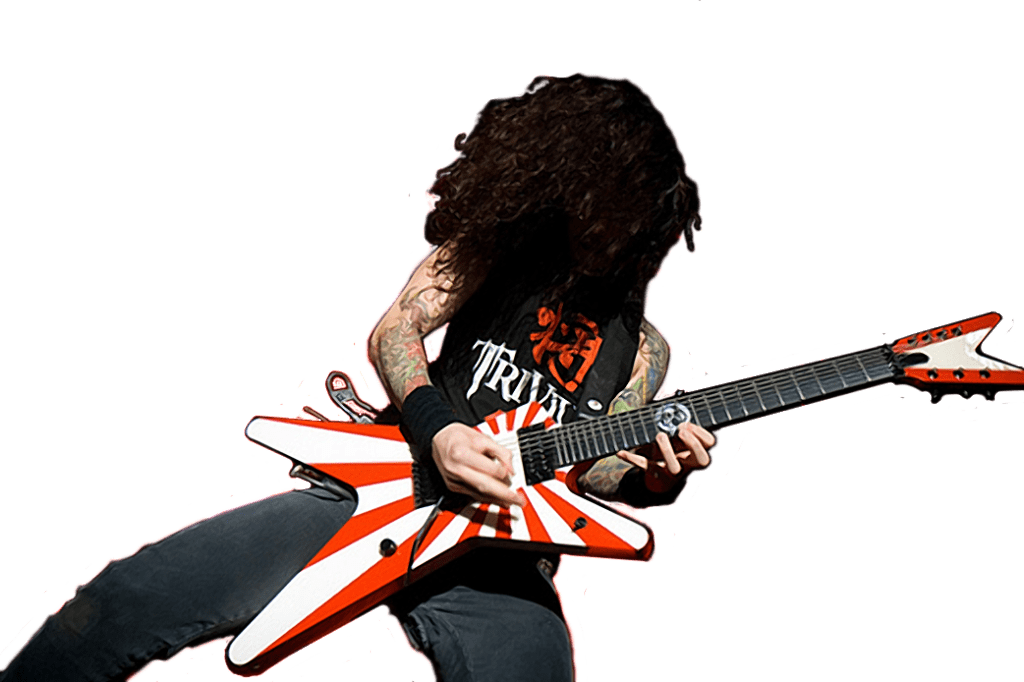 Slash Red White Guitar Png - Guitar (1024x682), Png Download