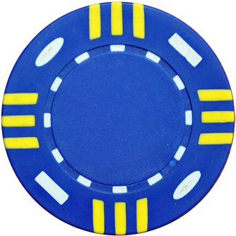 Blue Custom Poker Chip - Poker Chip (350x350), Png Download