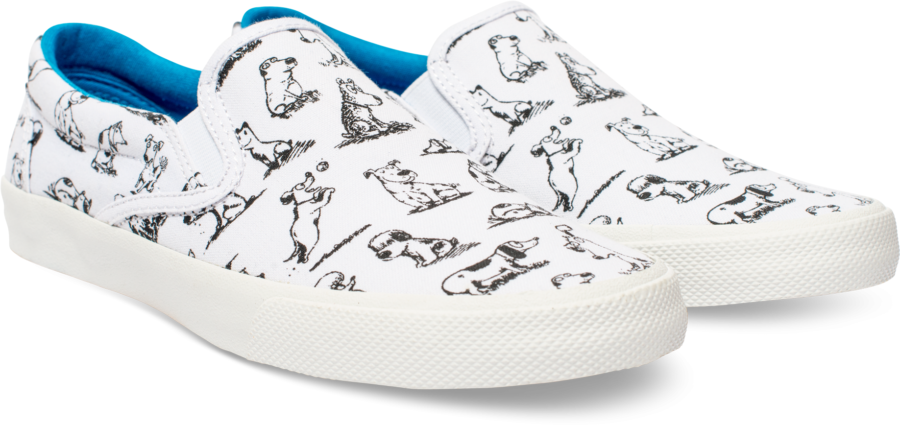 Shoodles Love These Dog Sneakers, So Cute - Slip-on Shoe (2048x2048), Png Download