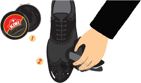 Kiwi Shoe Care Tip - Lustro Mis Zapatos (578x280), Png Download