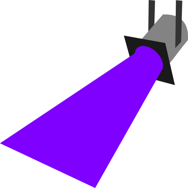 Purple Clip Art At Clker Com Vector - Spot Lights Clipart (600x600), Png Download