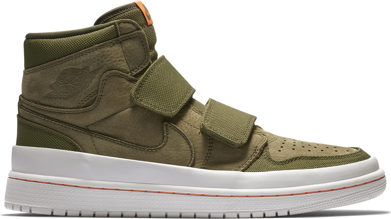 Air Jordan 1 Retro High Double Strap Olive Canvas - Air Jordan (1500x1500), Png Download