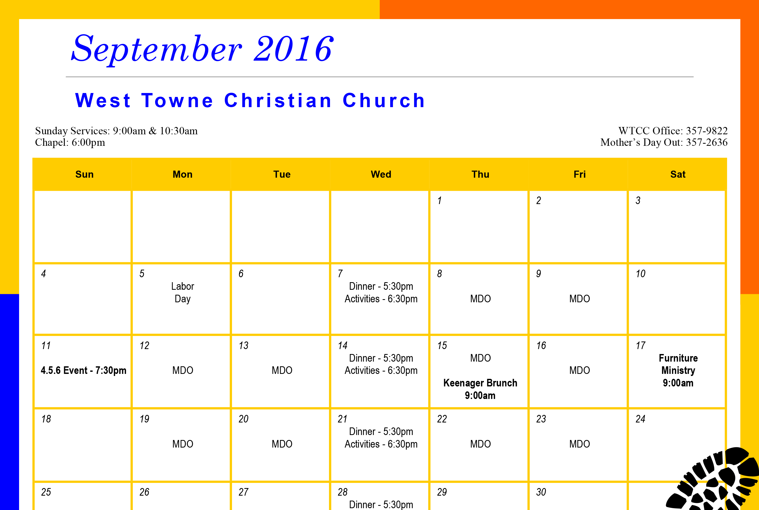 Calendar September 2016 E1472756750546 - Jpeg (2902x1952), Png Download