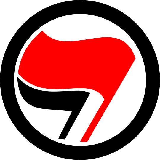 American Red Cross Logo Cliparts - Anti Fascist Logo Png (540x540), Png Download