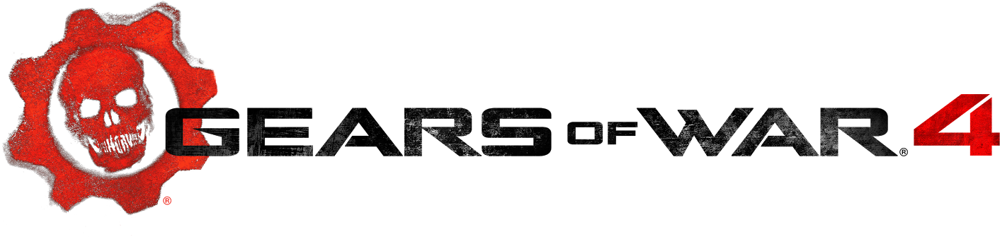 Apesar Do Tom Sombrio E Horripilante, Estúdio Garante - Gears Of War 4 Logo Png (1600x428), Png Download