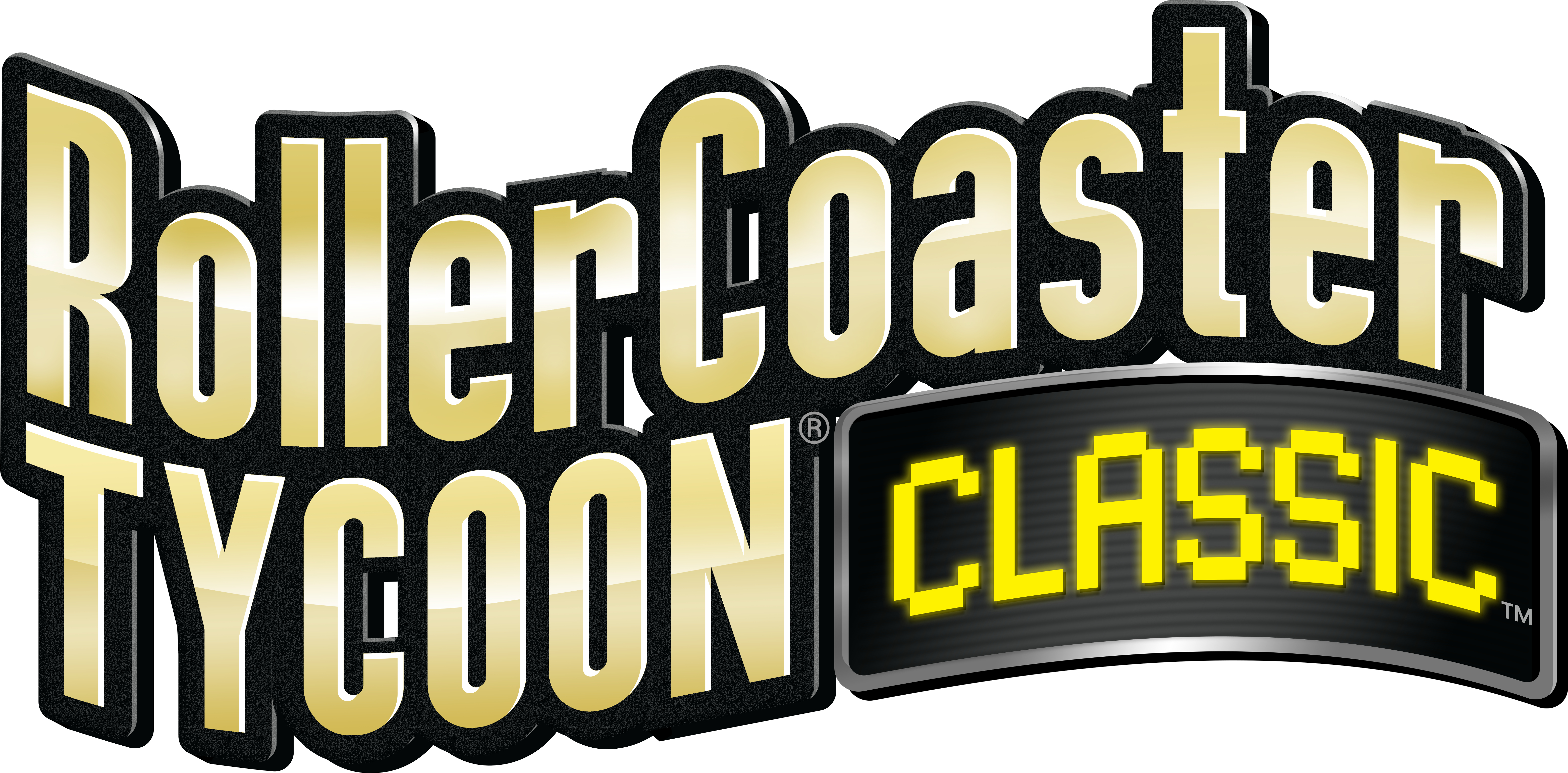 Roller Coaster Tycoon Classic Logo - Rollercoaster Tycoon Classic Logo (6600x3400), Png Download