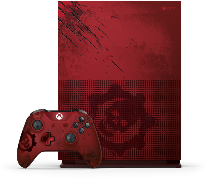 Gears Of War 4 Xbox One S - Gears Of War Xbox S (850x638), Png Download