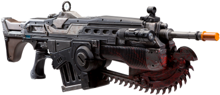 Gears Of War 4 Prop Replica Customized Lancer Gears Of War 4 Lancer Replica Pdp Full Size Png Download Seekpng