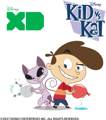 Kid Vs Kat Disney - Kid Vs Kat Tv (400x400), Png Download