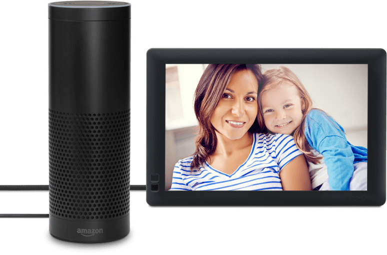 Ask Alexa To Control These Nixplay Frames - Nixplay Seed W07a 7-inch Wifi Digital (774x509), Png Download