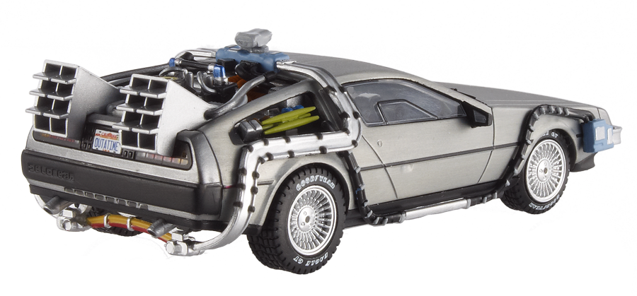 Back To Future Page 1 Svg Free Stock - Hot Wheels 1:18 Delorean Time Machine (900x419), Png Download