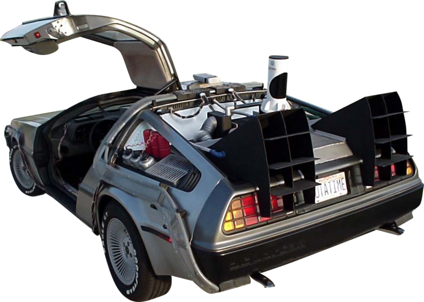 Back To The Future Car - Back To Future Car Png (843x600), Png Download
