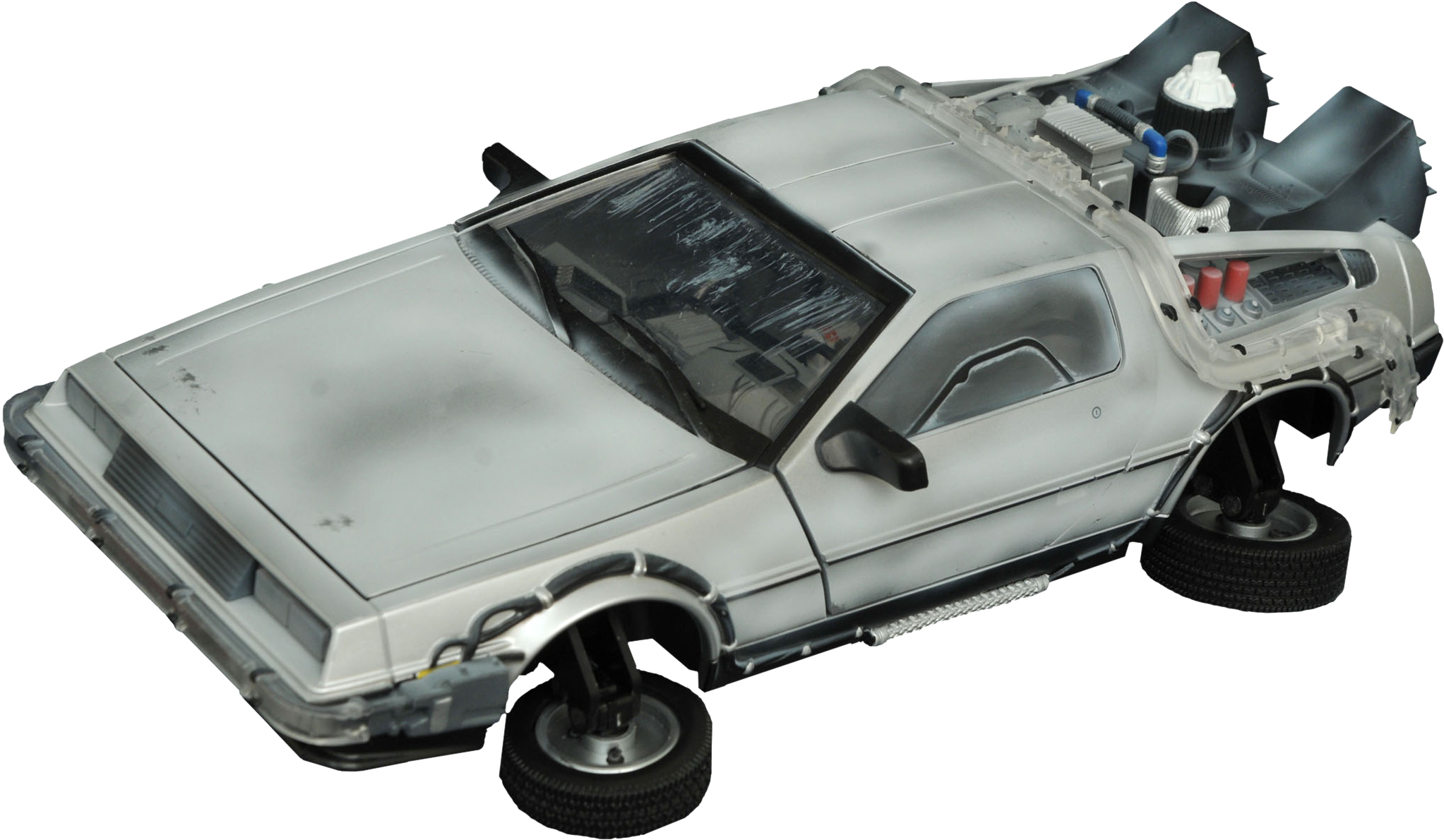 Back To The Future - Delorean Diamond Select 1 15 (2346x1446), Png Download