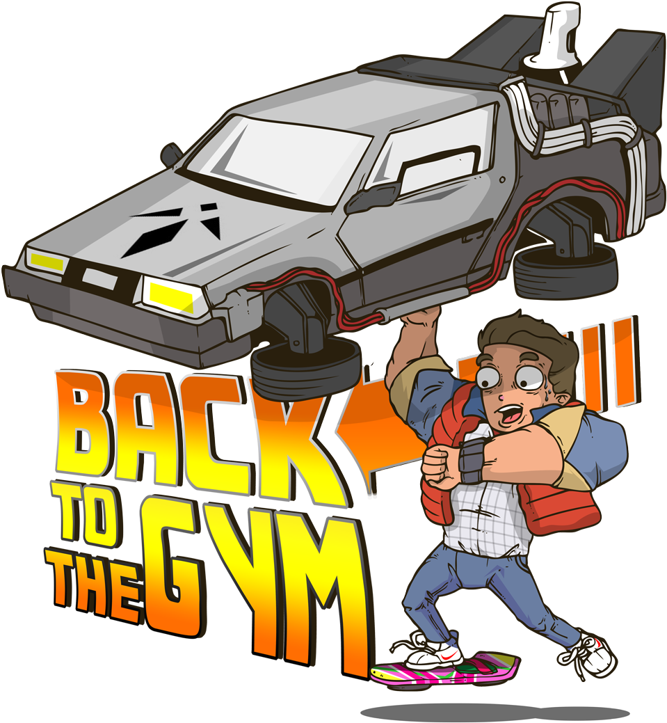 Back To The Future Car Clipart - Car (1000x1182), Png Download