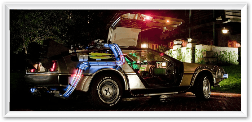 7 Iconic Movie Items And What They Were Originally - Back To The Future Facebook Cover (848x424), Png Download