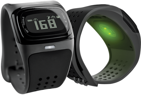 The Mio Alpha Heart Rate Monitor Is Worn On The Wrist - Mio Alpha (480x324), Png Download
