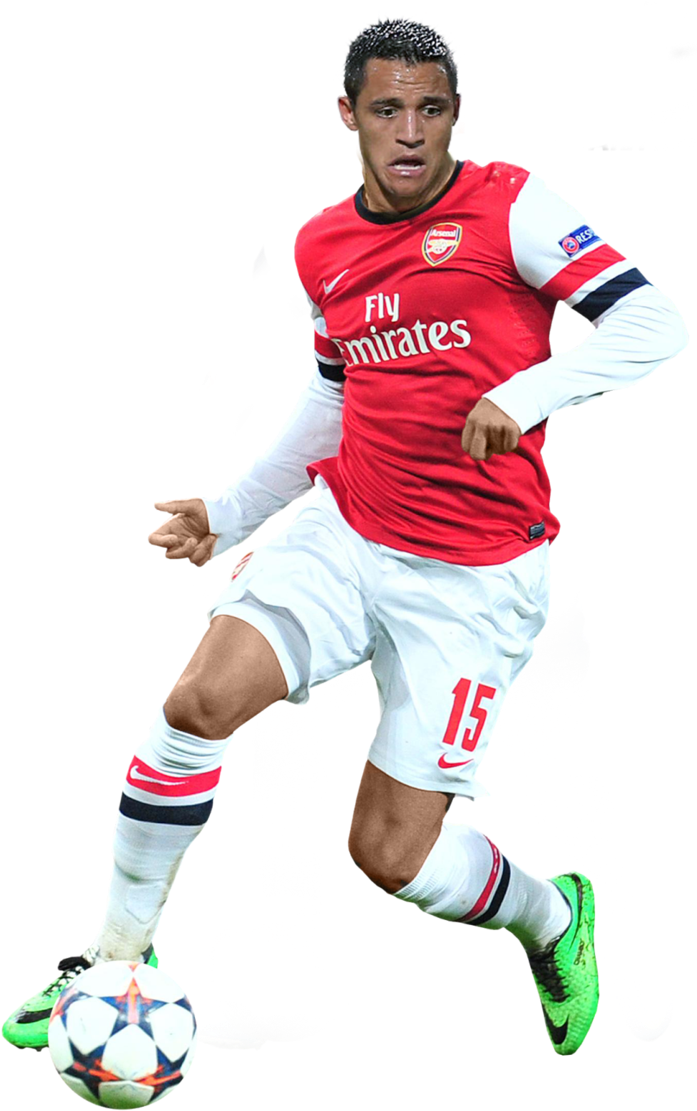 Alexis Sanchez Fc By Thecristinachuck On Deviantart - Alexis Sanchez Png Arsenal (701x1141), Png Download