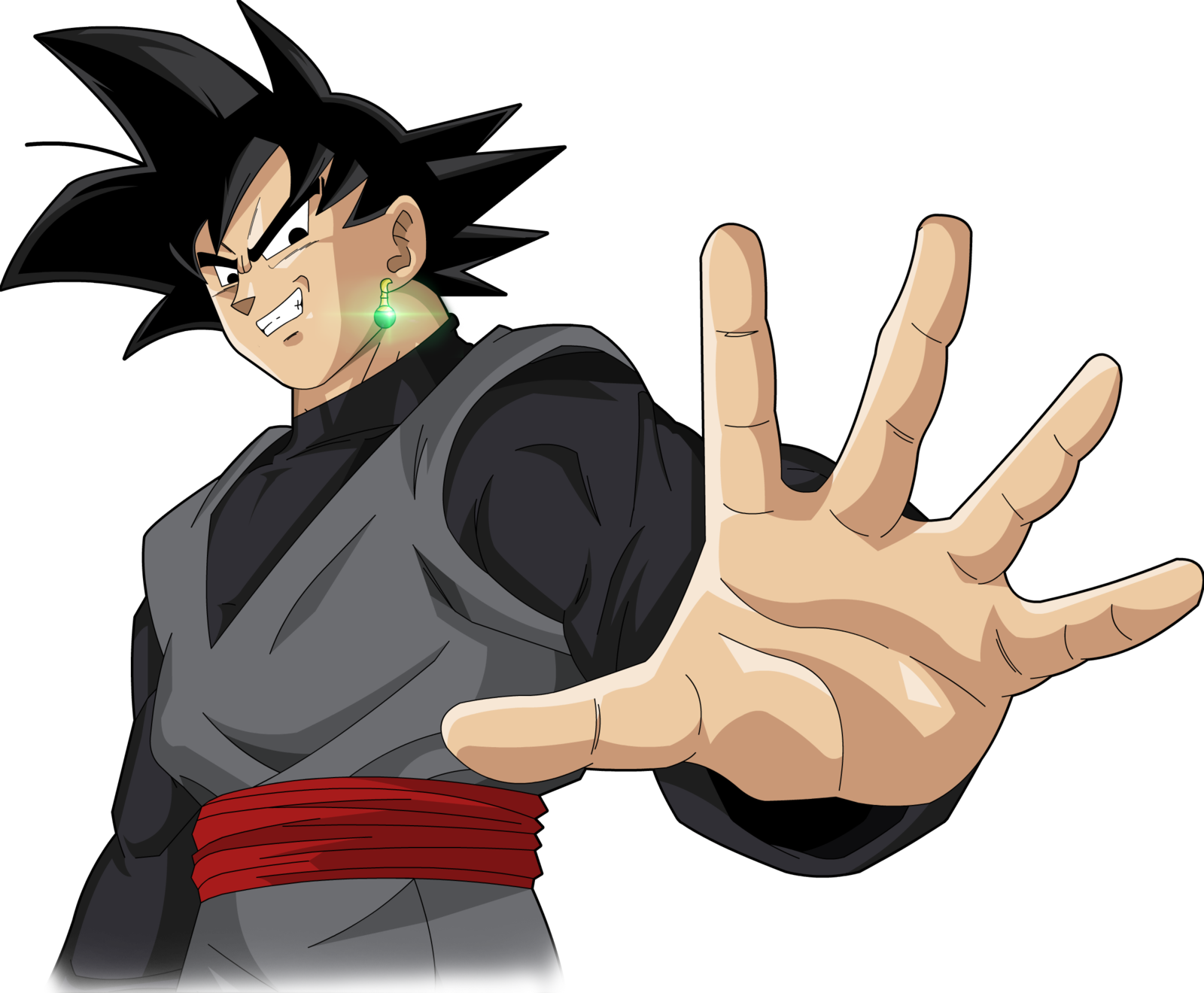 Black Goku By Robertdb-da66q9h - Do Goku Black Png (1600x1320), Png Download
