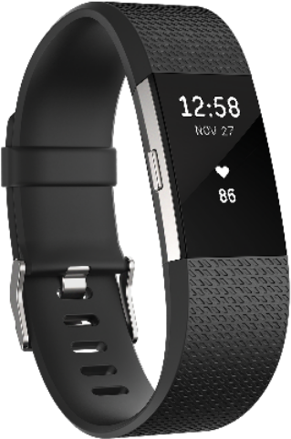 Fitbit Charge 2 Heart Rate & Activity Tracker Hr - Fitbit Charge 2 - Activity Tracker With Heart Rate (341x500), Png Download