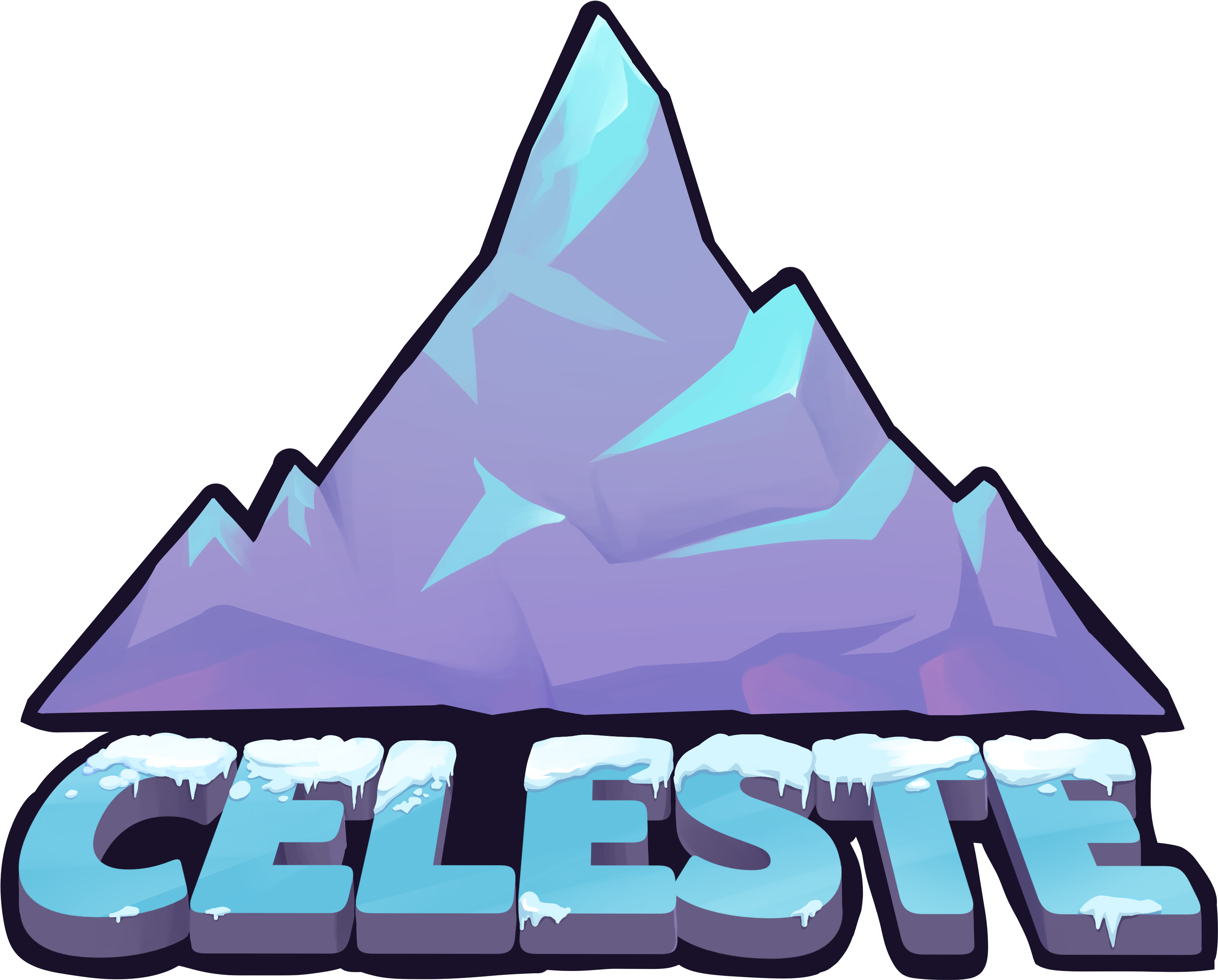 Celeste Video Game Logo - Celeste Game Wallpaper Matt Makes Games (3500x3000), Png Download