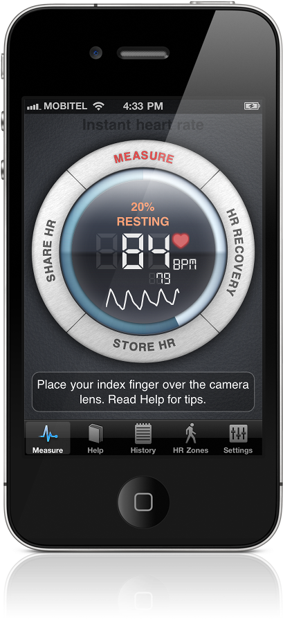 Instant Heart Rate (576x1022), Png Download