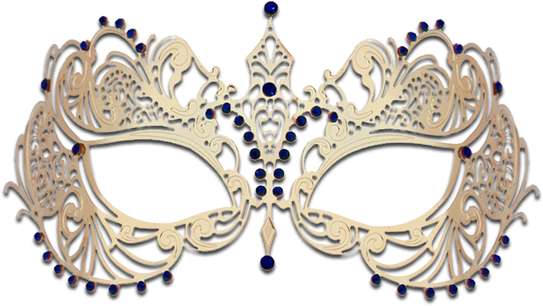 Gold Series Laser Cut Metal Venetian Pretty Masquerade - Masquerade Ball (796x475), Png Download