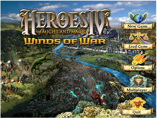 Heroes Of Might And Magic Iv: Winds (1200x446), Png Download