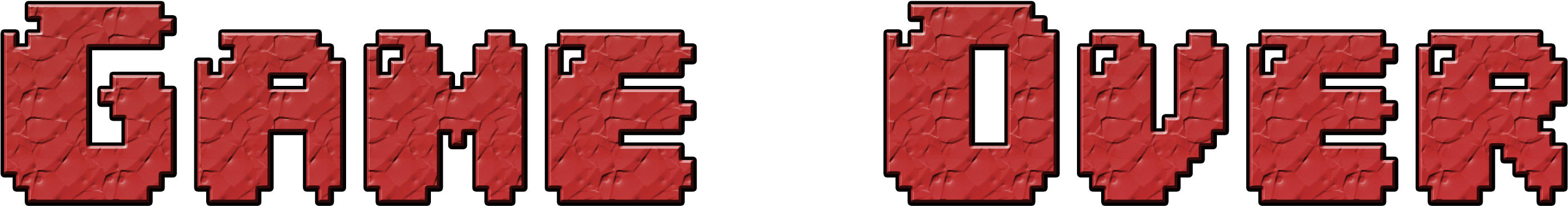 Digital Art Game Over Minimalism Text Video - Graphic Design (3508x2480), Png Download