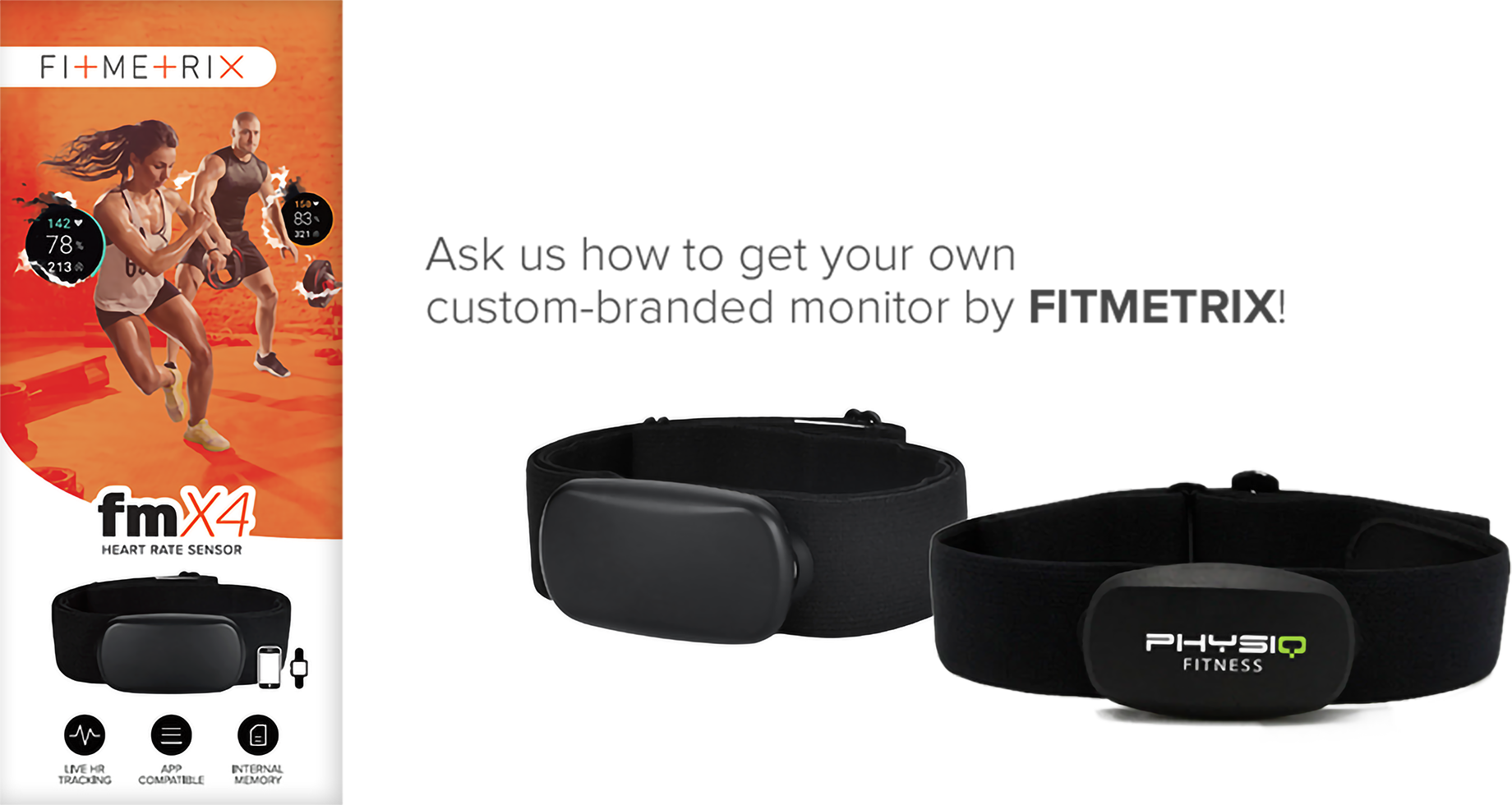 Compatible With Leading Brands Fmx4 Heart Rate Sensor (1840x980), Png