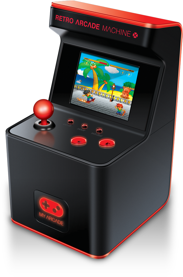 Mini Arcade With 300 Built-in Games - My Arcade Retro Arcade Machine (1000x1000), Png Download