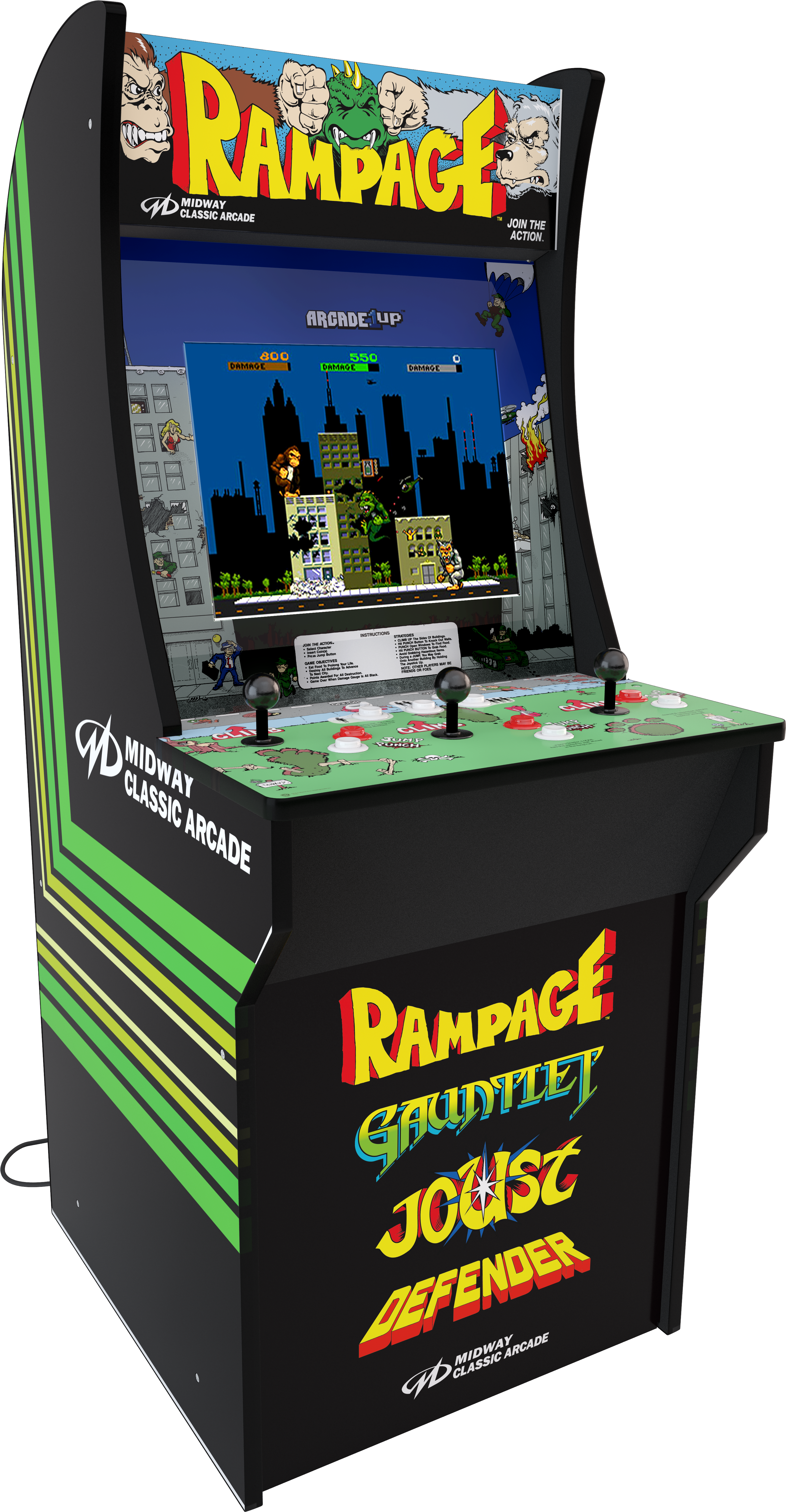 Arcade1up Rampage Machine, 4ft (4000x6000), Png Download